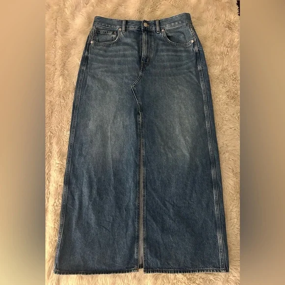 Madwell Rilee Denim Midi Skirt - Picture 6 of 9